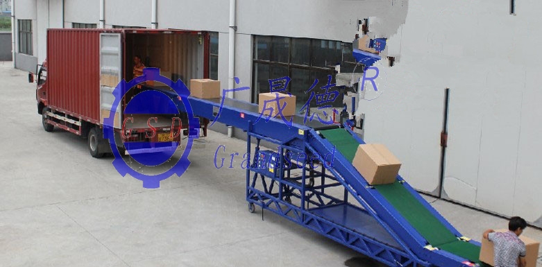 Slope type logistics loading and unloading equipment